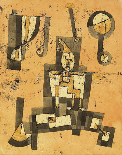 Captive Pierrot Paul Klee